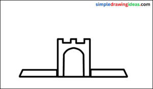 How to draw a castle