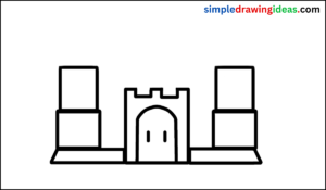 How to draw a castle