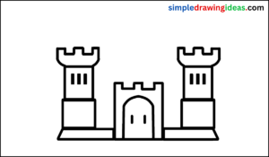 How to draw a castle