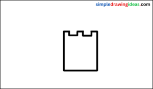 How to draw a castle