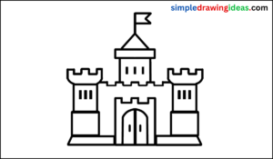 How to draw a castle