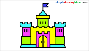 How to draw a castle