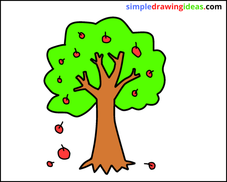 How to draw a Tree easy – easy things to draw - Simple Drawing Ideas