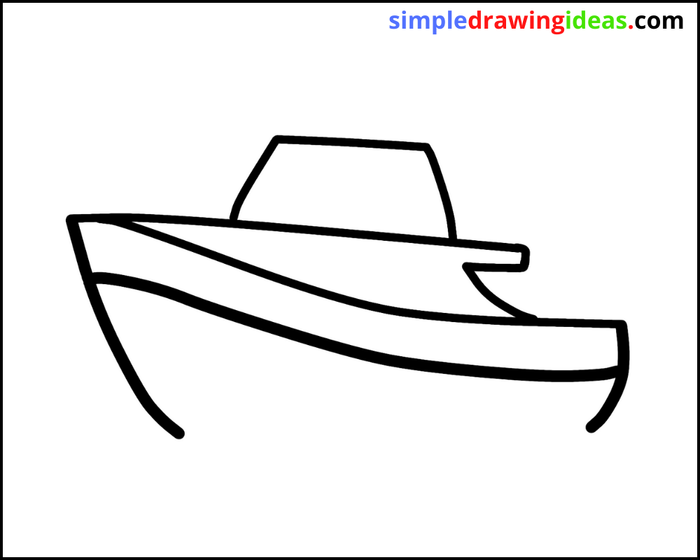 how to draw a boat