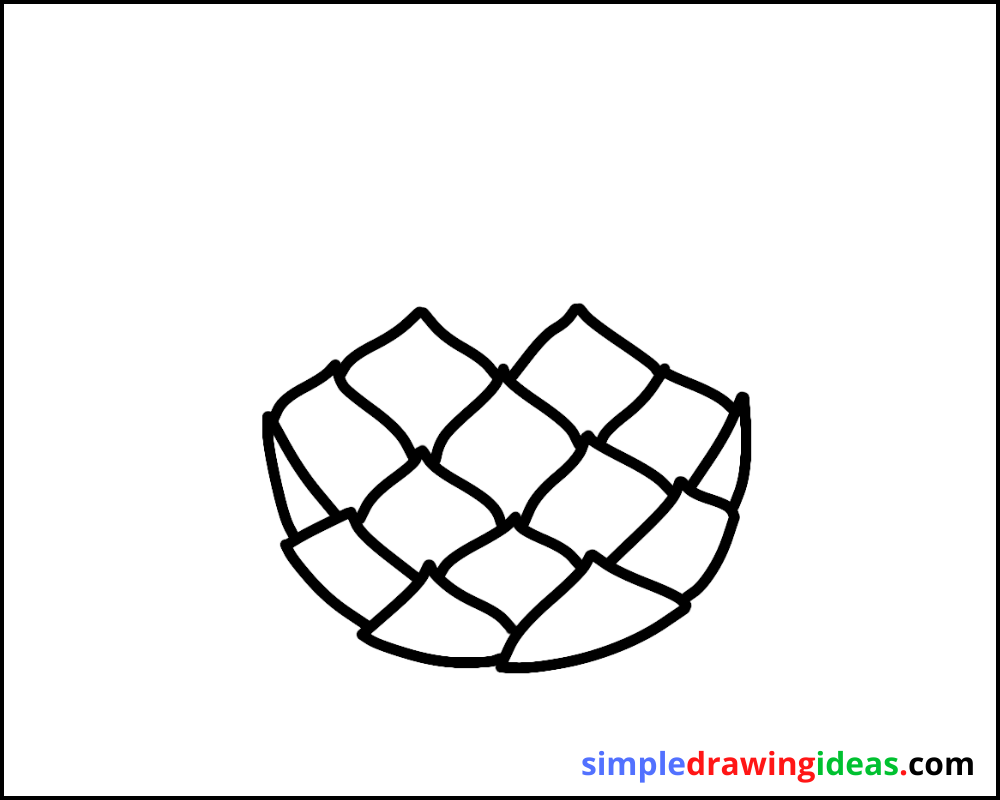 How to draw a pineapple