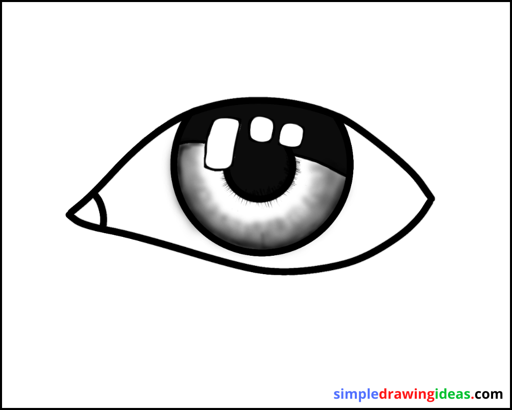 How to draw an eye easy – things to draw - Simple Drawing Ideas