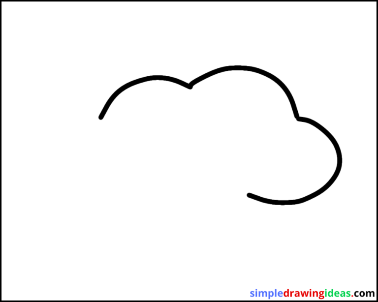 How to draw clouds step by step - Simple Drawing Ideas