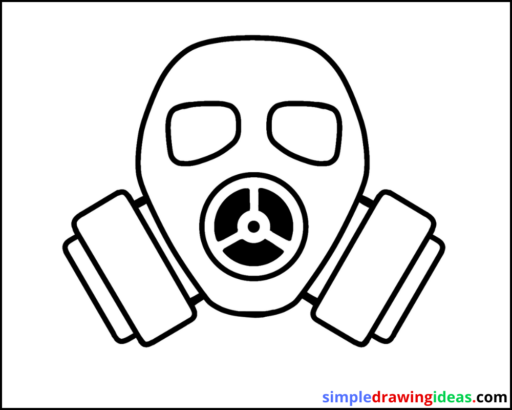 HOW TO DRAW A GAS MASK