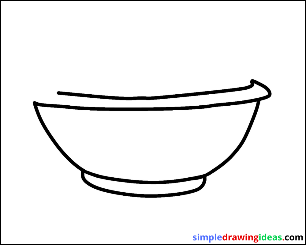 How to draw a vegetables basket