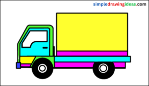 how to draw a truck