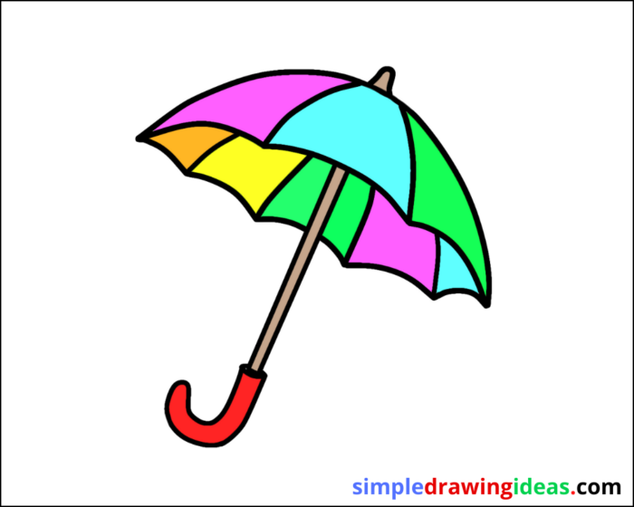 Umbrella drawing