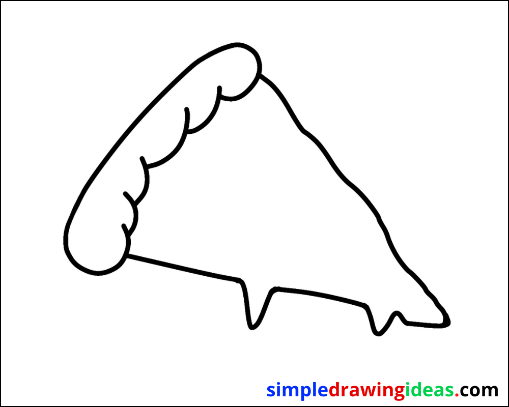 How to draw a pizza – Step by step guide - Simple Drawing Ideas