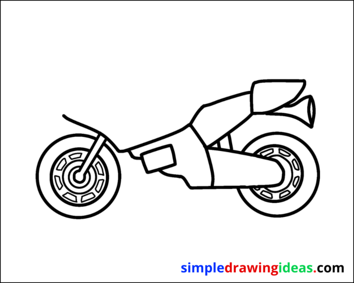 motorcycle drawing