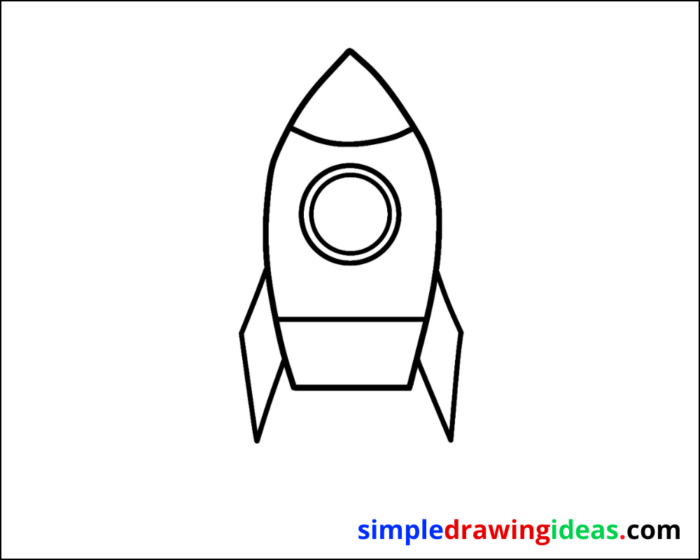 rocket drawing