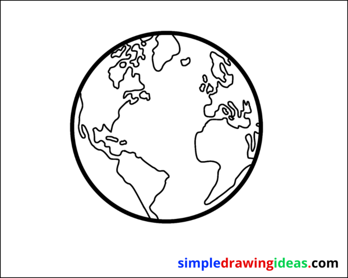 World map sketch earth continents rough drawing Vector Image