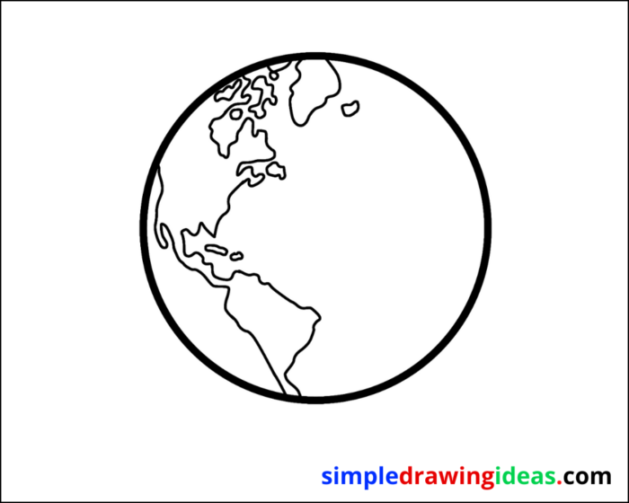 How to Draw the Earth Happy Earth Day - KidzTube